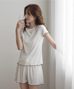 【大特価】冷感パジャマ ルームウェア レディース 婦人用 半袖 涼しい 部屋着 上下セット 夏 可愛い 通気性 柔らかい 短パン